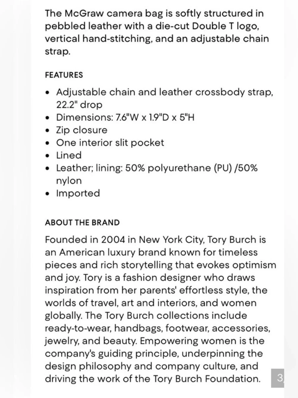 Tory Burch McGraw Bag
